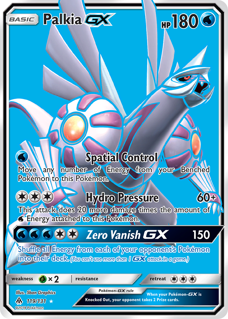 Palkia-GX 119/131 Rare Ultra | Forbidden Light | Pokemon Card