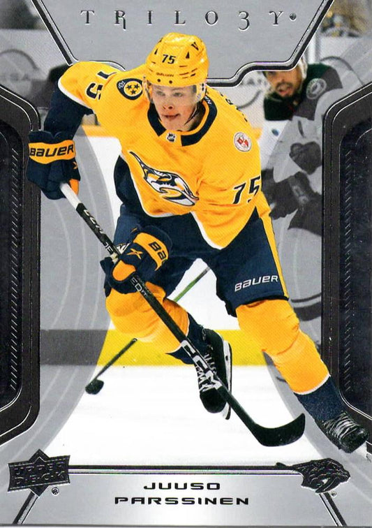 Juuso Parssinen #11 Nashville Predators | 2023-24 Upper Deck Trilogy | NHL Trading Card