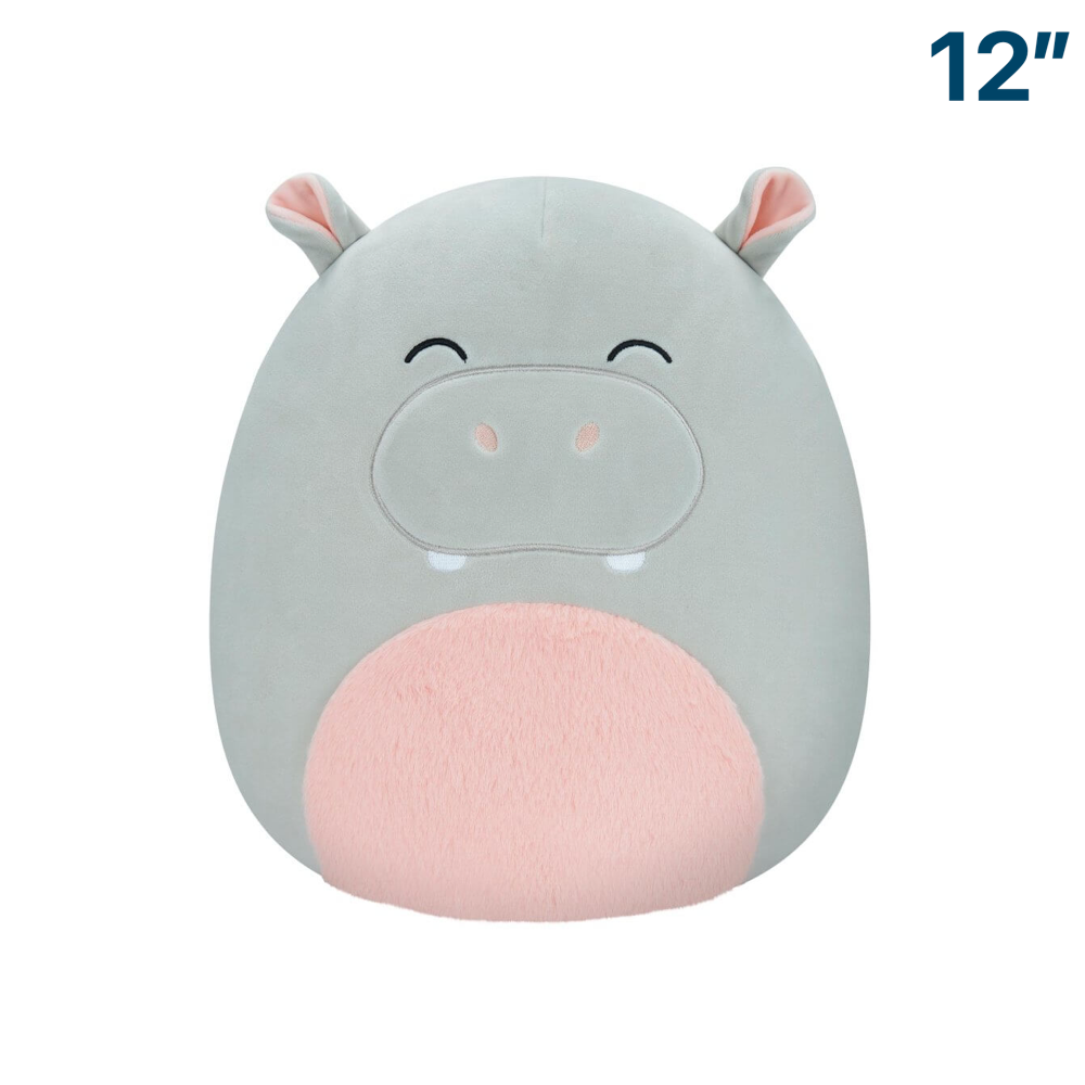 Harrison the Hippo ~ 12" Squishmallow Plush ~ In Stock!