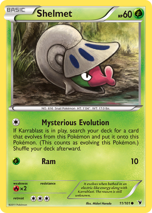 Shelmet 11/101 Common | Noble Victories | Pokemon Card