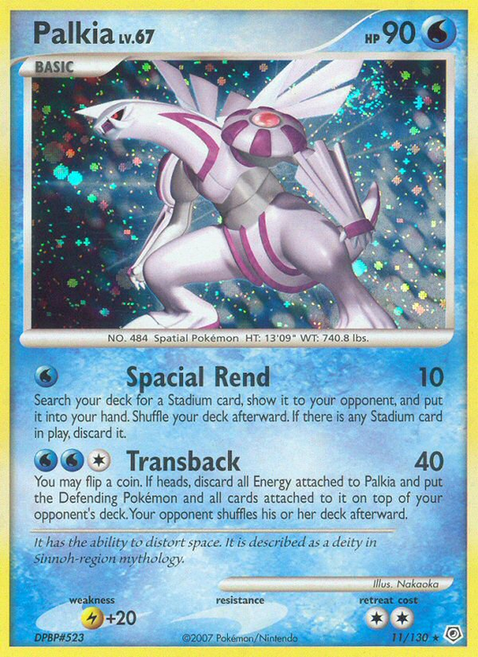 Palkia 11/130 Rare Holo | Diamond & Pearl | Pokemon Card