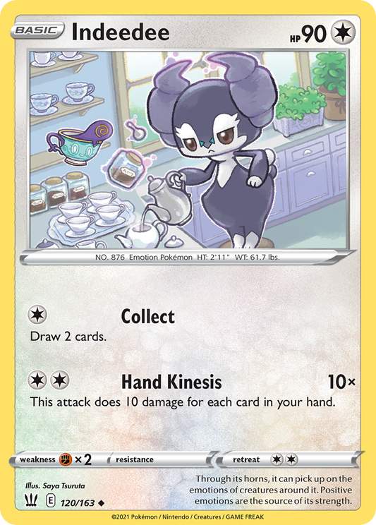 Indeedee 120/163 Uncommon | Battle Styles | Pokemon Card