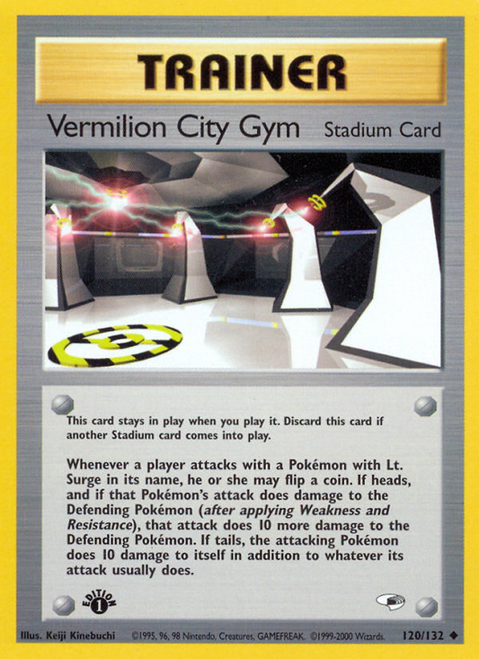 Vermilion City Gym 120/132 Uncommon | Gym Heroes | Pokemon Card