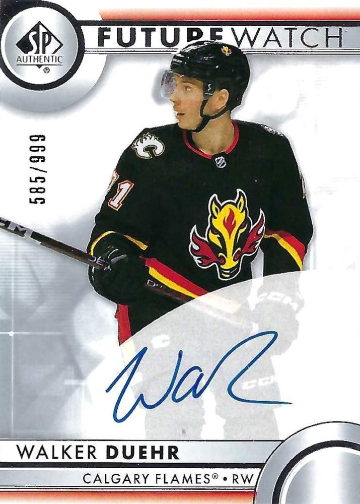 Walker Duehr #121 Calgary Flames | 2023-24 SP Authentic | NHL Trading Card