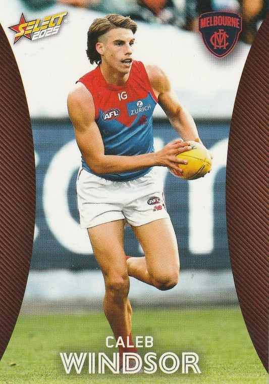Caleb Windsor #121 Melbourne Demons | 2025 Select AFL Footy Stars | Trading Card