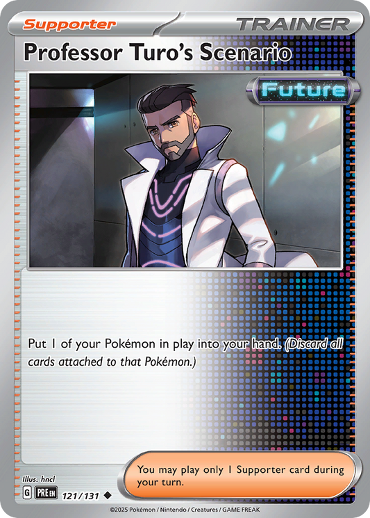 Professor Turo's Scenario 121/131 Uncommon | Prismatic Evolutions | Pokemon Card
