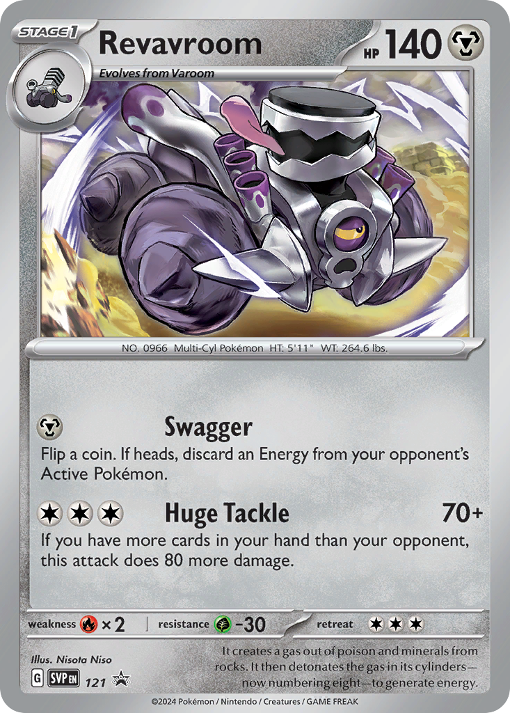 Revavroom #121 Promo | Scarlet & Violet Black Star Promos | Pokemon Card