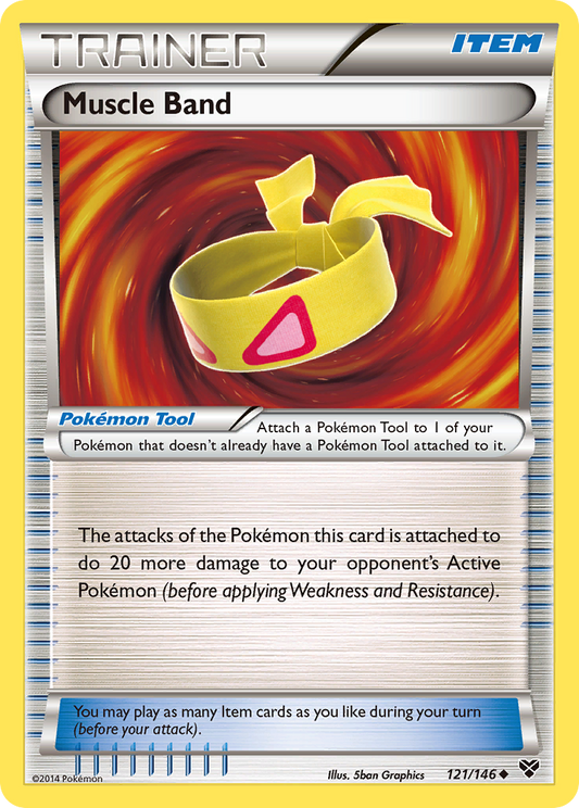 Muscle Band 121/146 Uncommon | XY | Pokemon Card