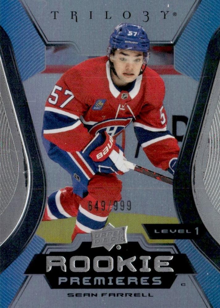 Sean Farrell #122 Montreal Canadiens | 2023-24 Upper Deck Trilogy | NHL Trading Card