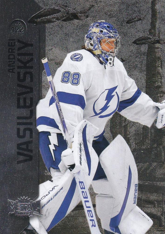 Andrei Vasilevskiy #122 Tampa Bay Lightning | 2023-24 SkyBox Metal Universe | NHL Trading Card