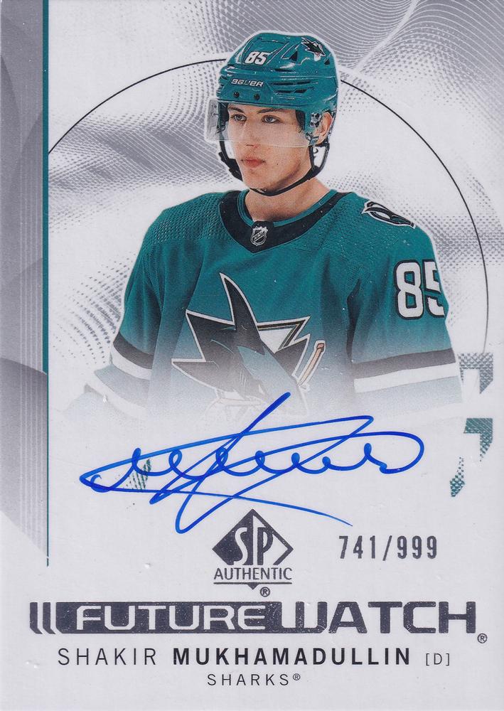 Shakir Mukhamadullin #122 San Jose Sharks | 2024-25 SP Authentic | NHL Trading Card