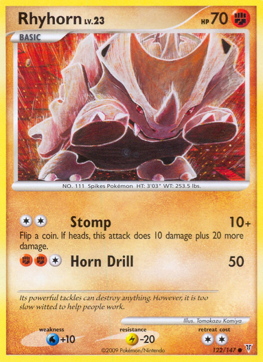 Rhyhorn 122/147 Common | Supreme Victors | Pokemon Card