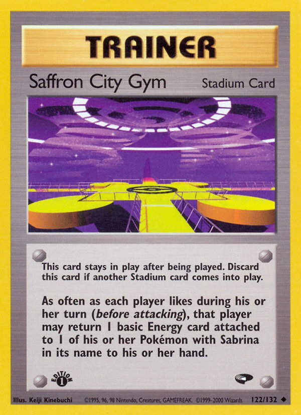 Saffron City Gym 122/132 Uncommon | Gym Challenge | Pokemon Card