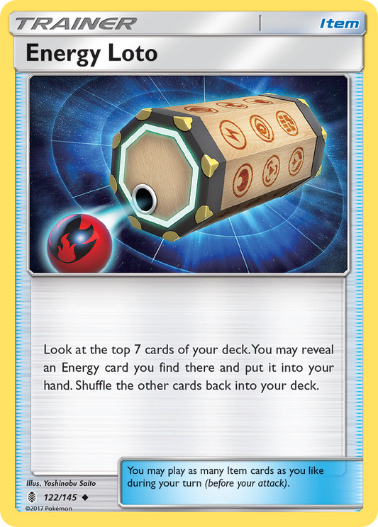 Energy Loto 122/145 Uncommon | Guardians Rising | Pokémon Card