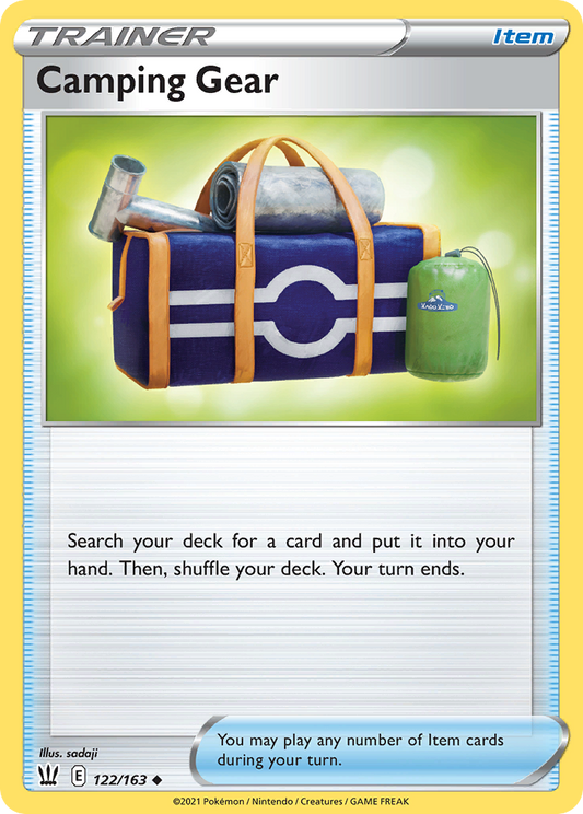 Camping Gear 122/163 Uncommon | Battle Styles | Pokemon Card