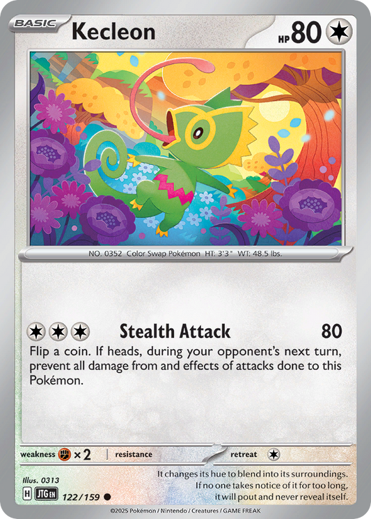 Kecleon 122/159 Common | Journey Together | Pokemon Card