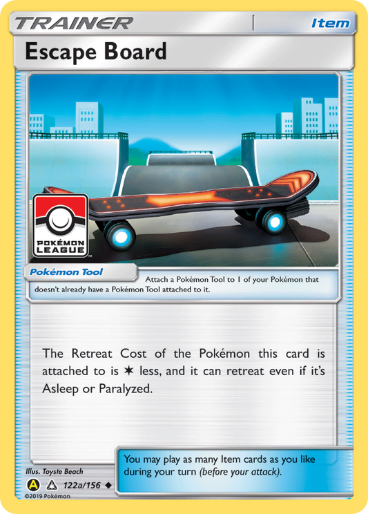 Escape Board 122a/156 Uncommon | Ultra Prism | Pokemon Card