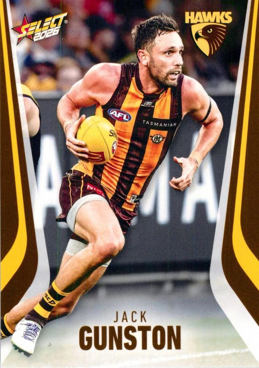 Jack Gunston #123 Hawthorn Hawks | 2026 Select AFL Footy Stars | Trading Card
