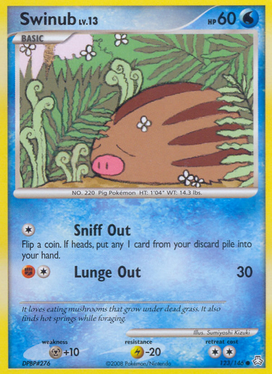 Swinub 123/146 Common | Legends Awakened | Pokemon Card