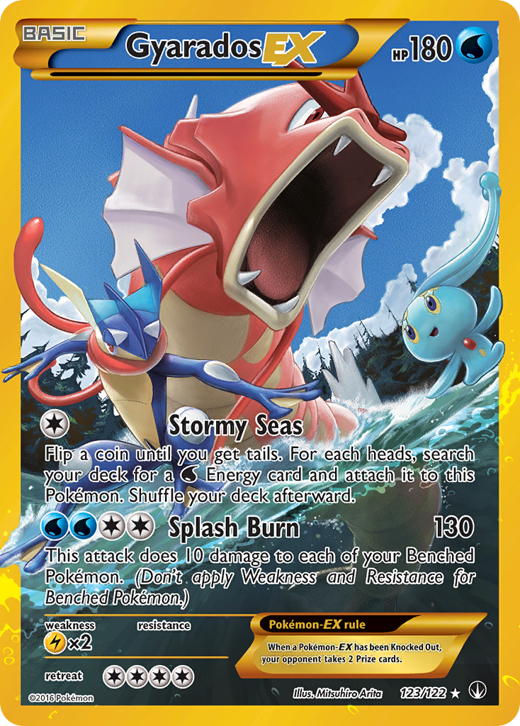 Gyarados-EX 123/122 Rare Secret | BREAKpoint | Pokemon Card