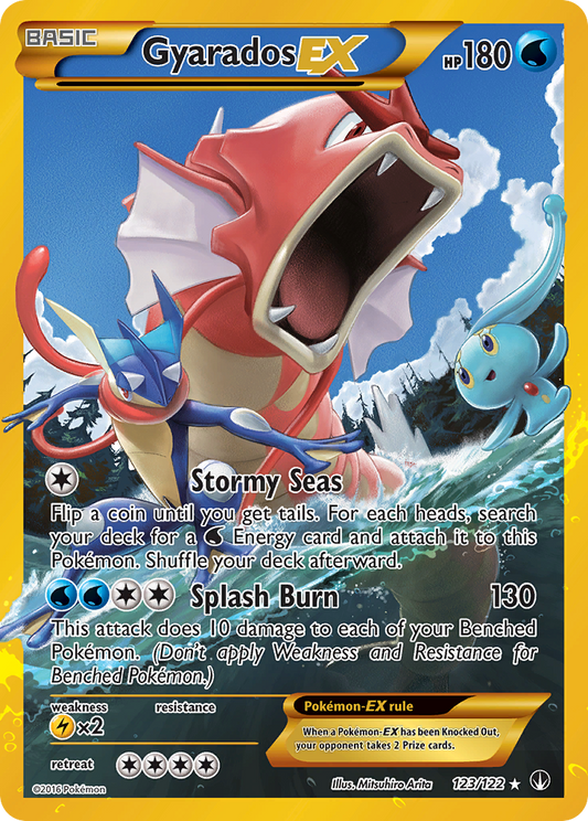 Gyarados-EX 123/122 Rare Secret | BREAKpoint | Pokemon Card