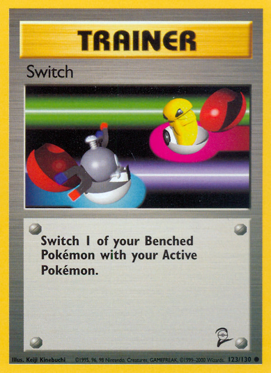 Switch 123/130 Common | Base Set 2 | Pokemon Card