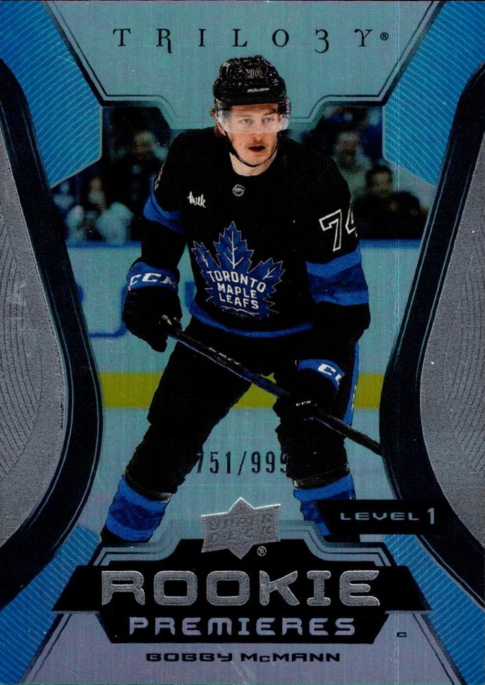 Bobby McMann #124 Toronto Maple Leafs | 2023-24 Upper Deck Trilogy | NHL Trading Card