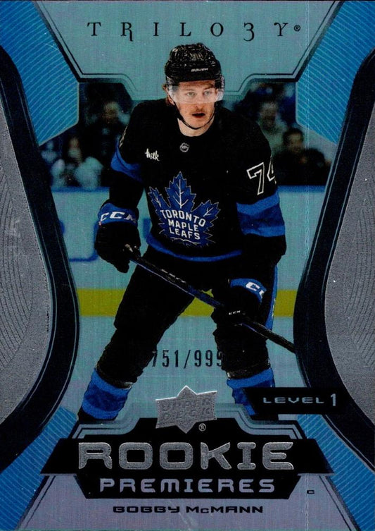 Bobby McMann #124 Toronto Maple Leafs | 2023-24 Upper Deck Trilogy | NHL Trading Card