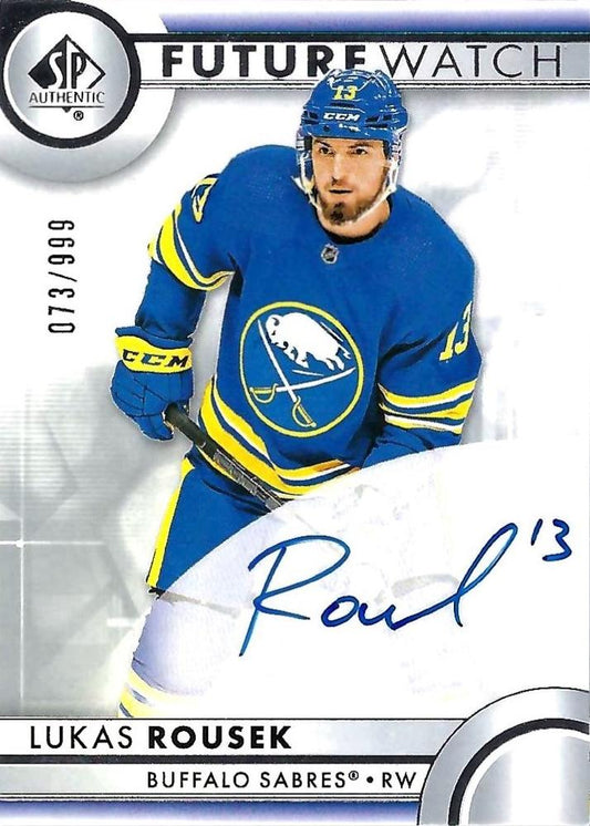 Lukas Rousek #124 Buffalo Sabres | 2023-24 SP Authentic | NHL Trading Card
