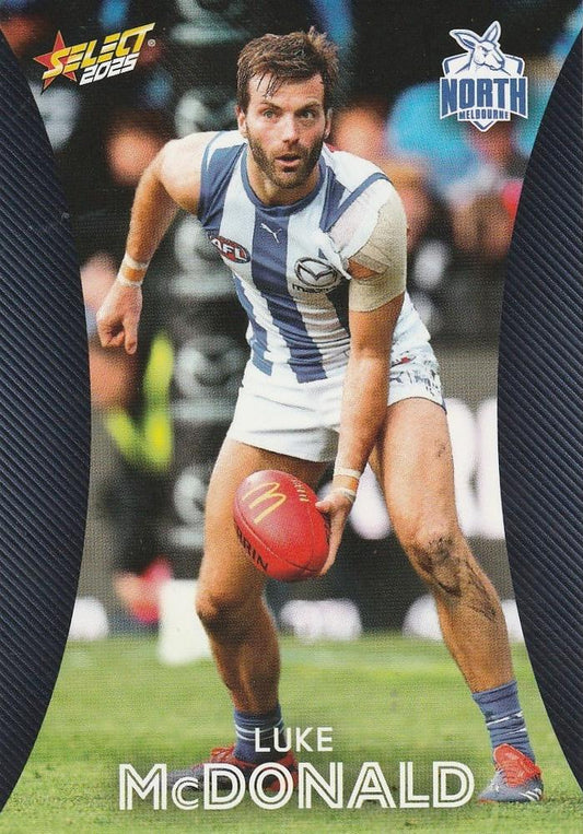 Luke McDonald #124 North Melbourne Kangaroos | 2025 Select AFL Footy Stars | Trading Card