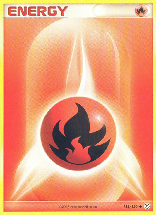 Fire Energy 124/130 Common | Diamond & Pearl | Pokemon Card