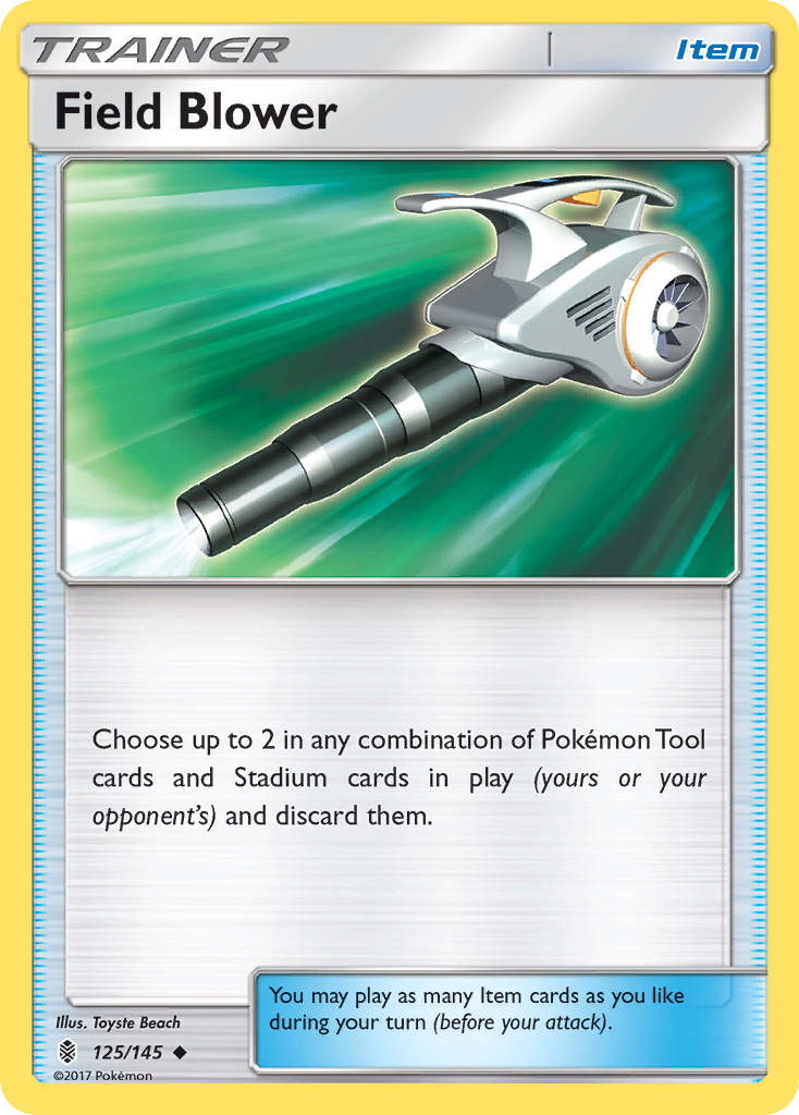 Field Blower 125/145 Uncommon | Guardians Rising | Pokemon Card