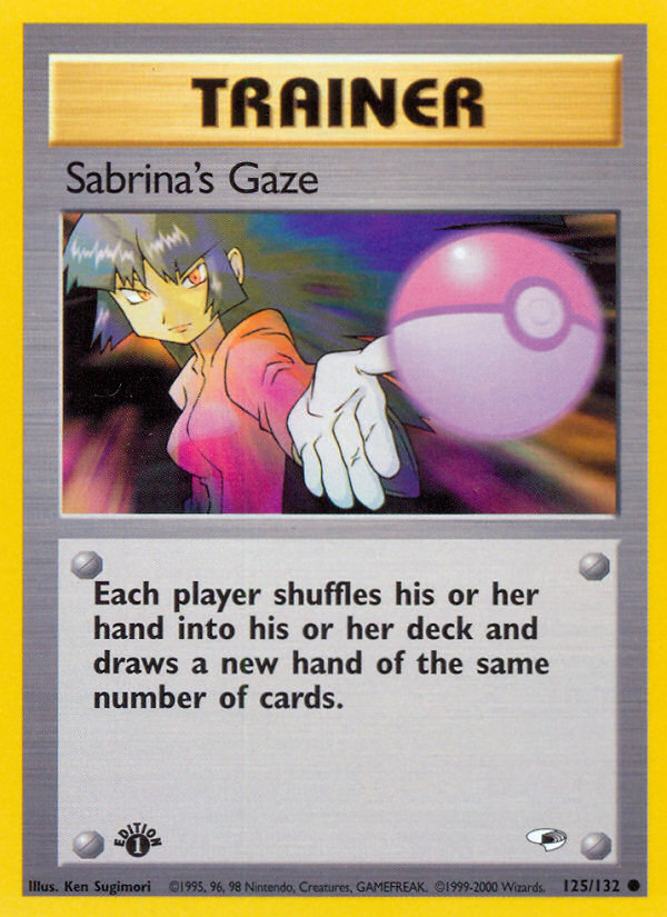 Sabrina's Gaze 125/132 Common | Gym Heroes | Pokemon Card