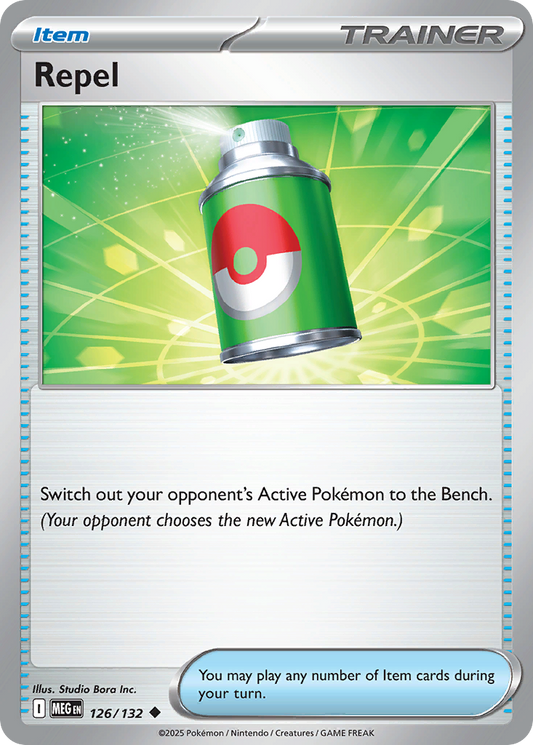 Repel 126/132 Uncommon | Mega Evolution | Pokemon Card