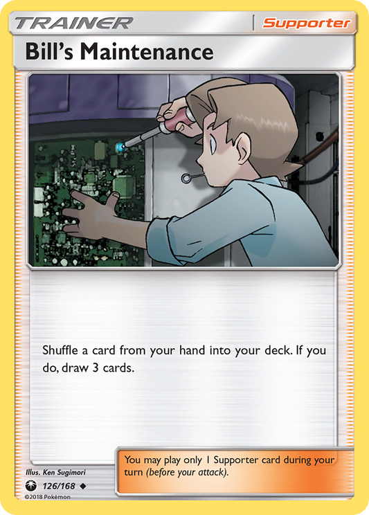 Bill's Maintenance 126/168 Uncommon | Celestial Storm | Pokemon Card