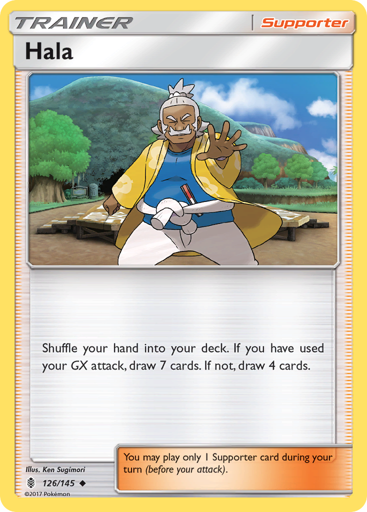 Hala 126/148 Uncommon | Guardians Rising | Pokémon Card