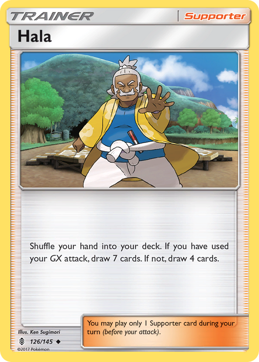 Hala 126/148 Uncommon | Guardians Rising | Pokémon Card