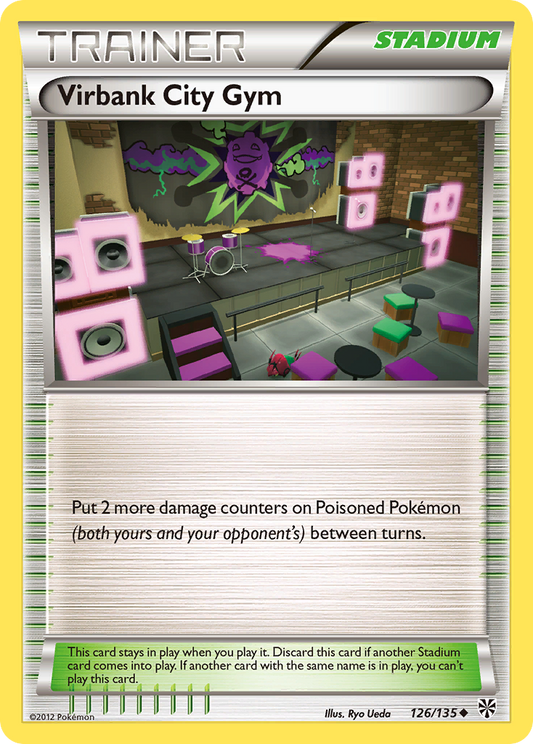 Virbank City Gym 126/135 Uncommon | Plasma Storm | Pokemon Card