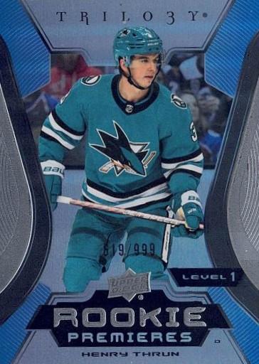 Henry Thrun #127 San Jose Sharks | 2023-24 Upper Deck Trilogy | NHL Trading Card