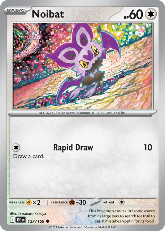 Noibat 127/159 Common | Journey Together | Pokemon Card