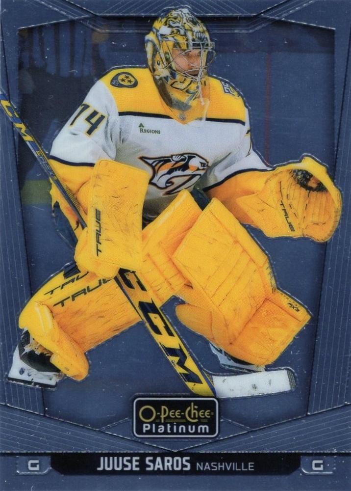 Juuse Saros #128 Nashville Predators | 2024-25 O-Pee-Chee Platinum | NHL Trading Card
