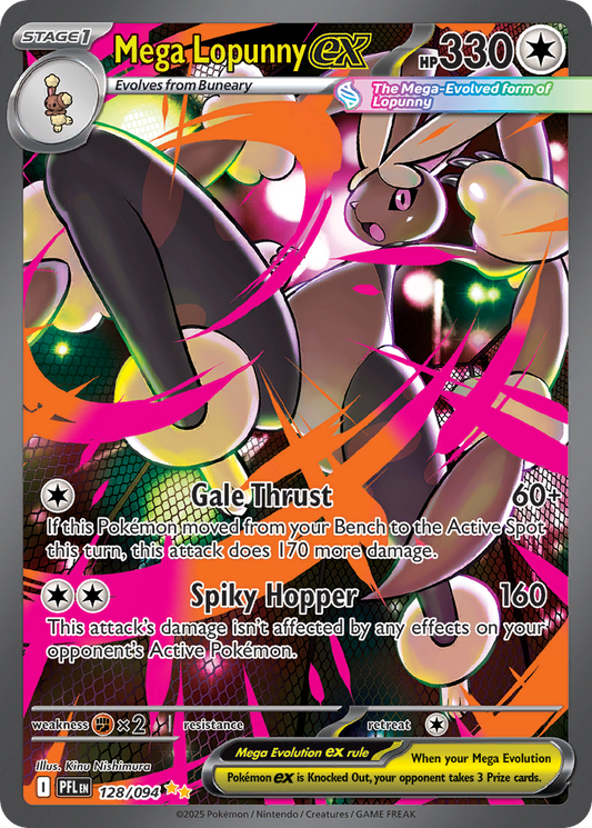 Mega Lopunny ex 128/94 Special Illustration Rare | Phantasmal Flames | Pokemon Card