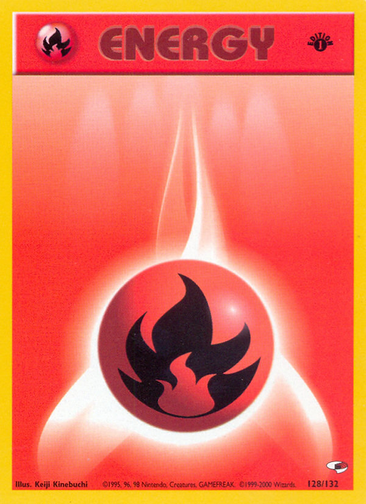 Fire Energy 128/132  | Gym Heroes | Pokemon Card