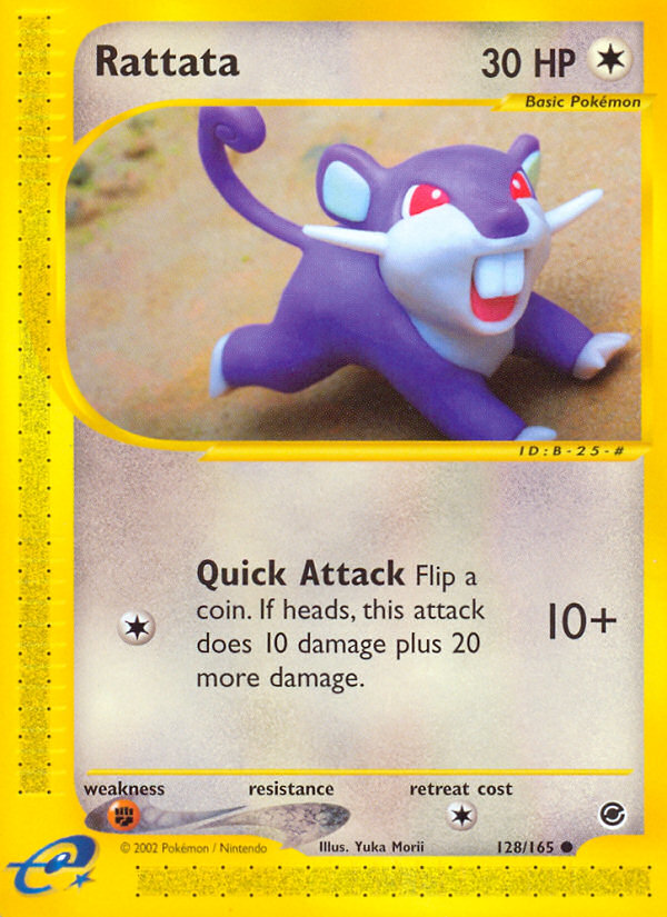 Rattata 128/165 Common | Expedition Base Set | Pokemon Card