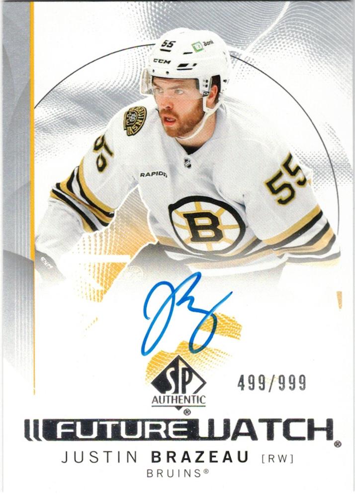 Justin Brazeau #129 Boston Bruins | 2024-25 SP Authentic | NHL Trading Card