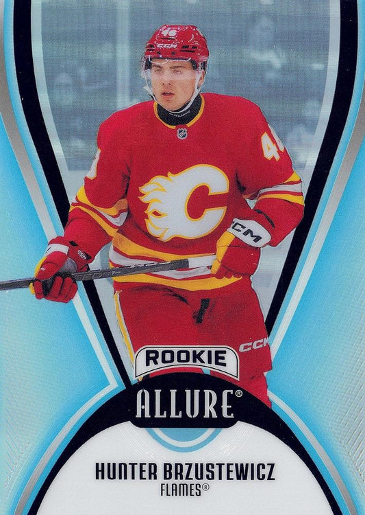 Hunter Brzustewicz #129 Calgary Flames | 2025-26 Upper Deck Allure | NHL Trading Card