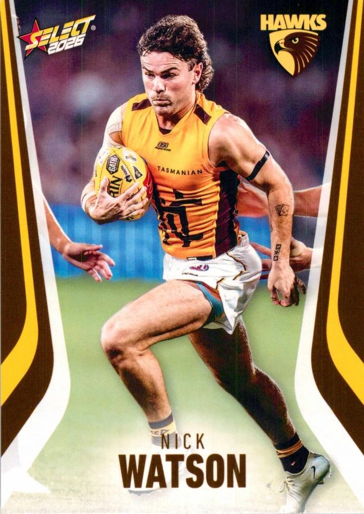 Nick Watson #129 Hawthorn Hawks | 2026 Select AFL Footy Stars | Trading Card
