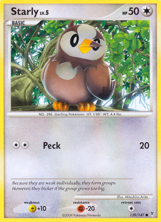 Starly 129/147 Common | Supreme Victors | Pokemon Card