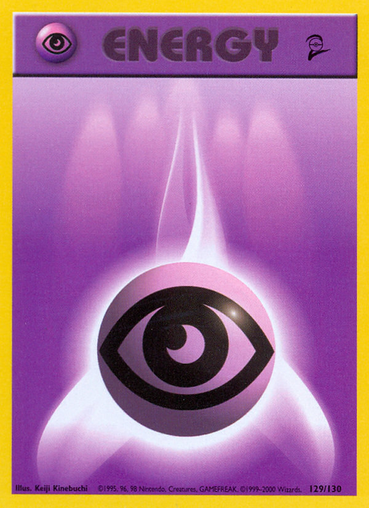 Psychic Energy 129/130  | Base Set 2 | Pokemon Card