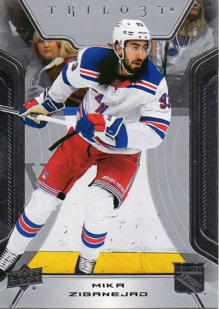 Mika Zibanejad #12 New York Rangers | 2023-24 Upper Deck Trilogy | NHL Trading Card
